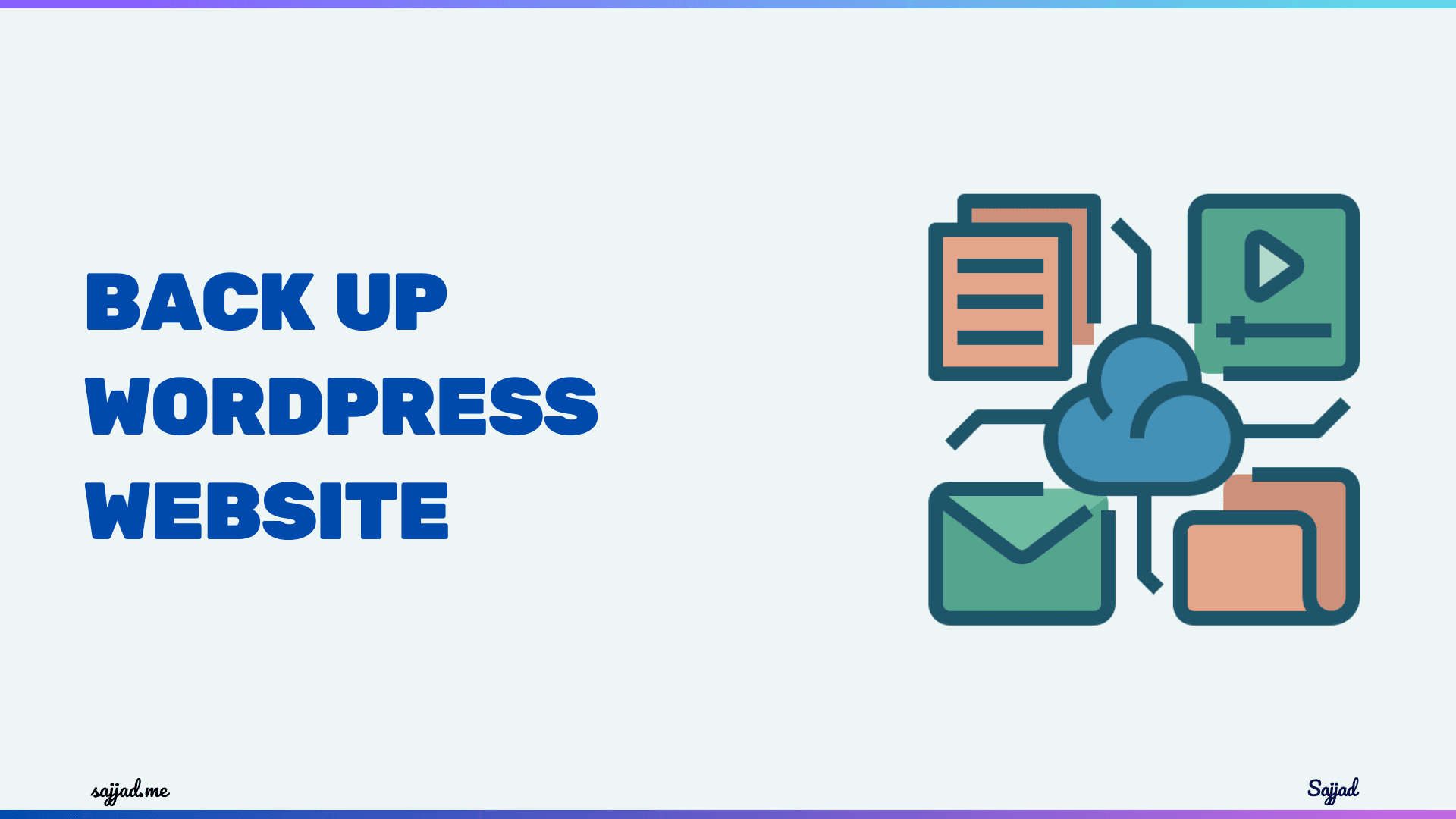 How to back up a WordPress website?