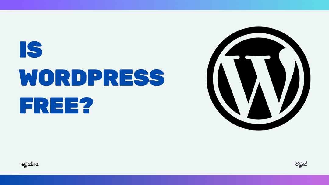 Is WordPress free?