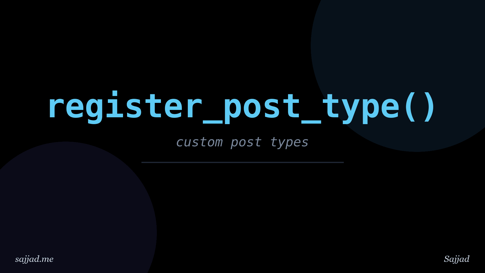 How to create custom post types in WordPress?