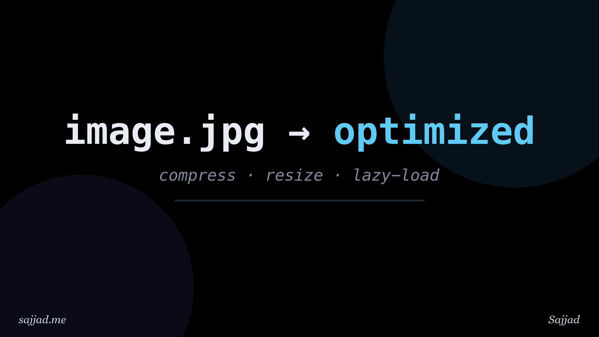 How to optimize images in WordPress?