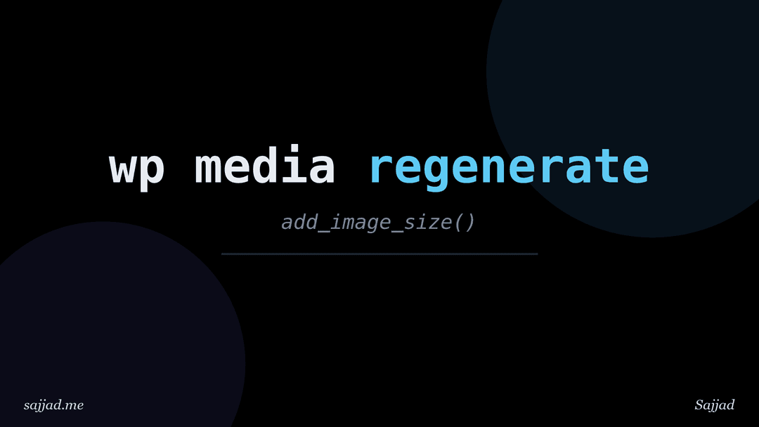 How to regenerate thumbnails in WordPress?