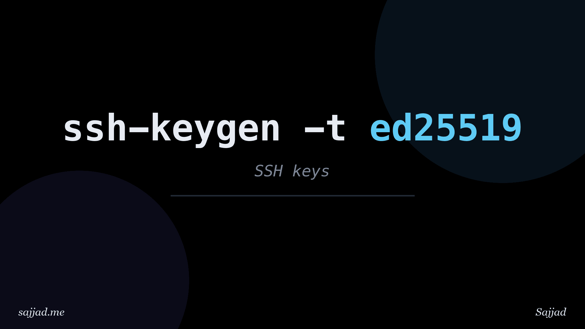 How to set up SSH key authentication?
