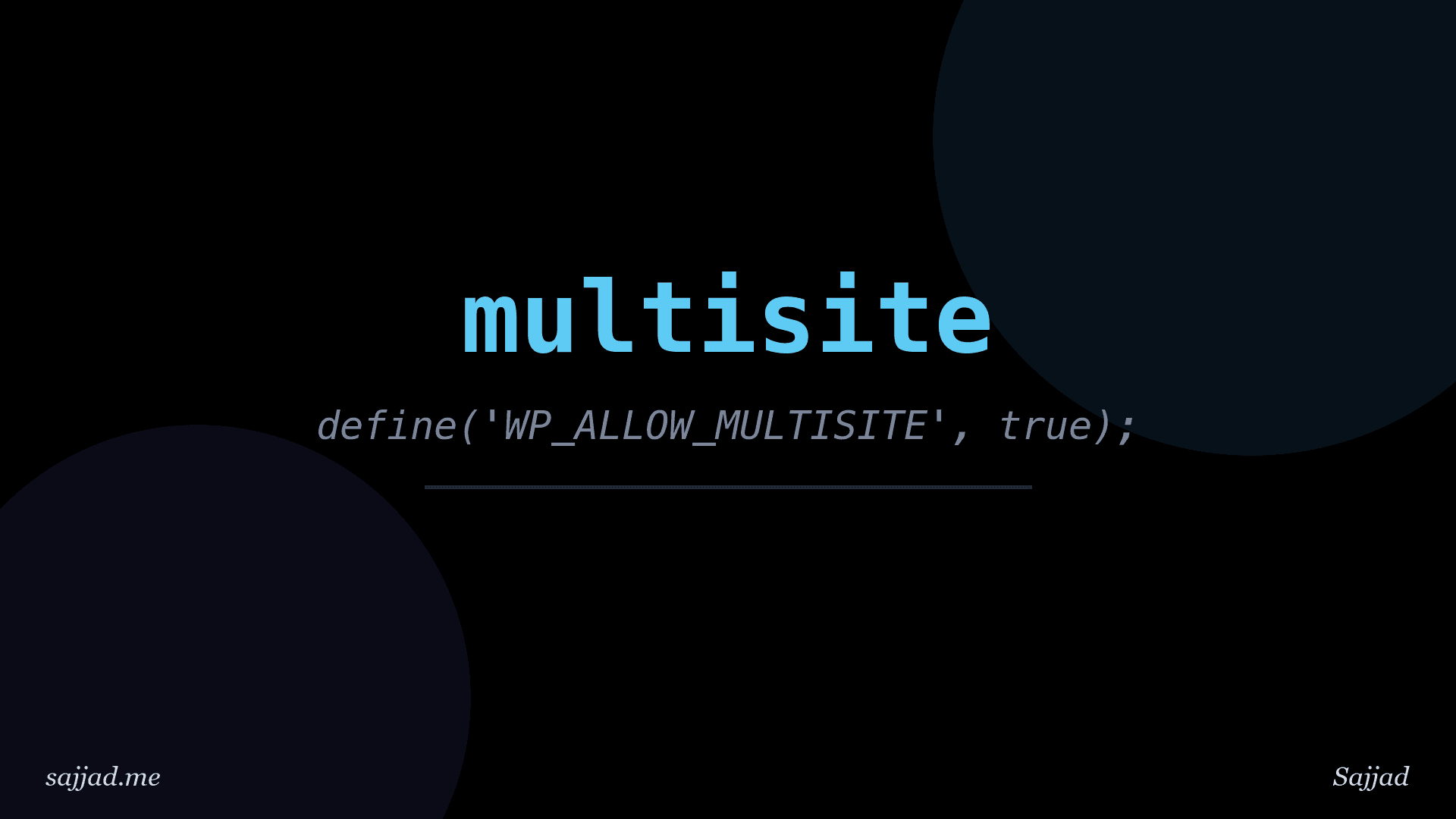 How to set up WordPress Multisite?