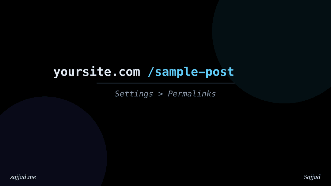 What is a WordPress permalink and how do I change it?