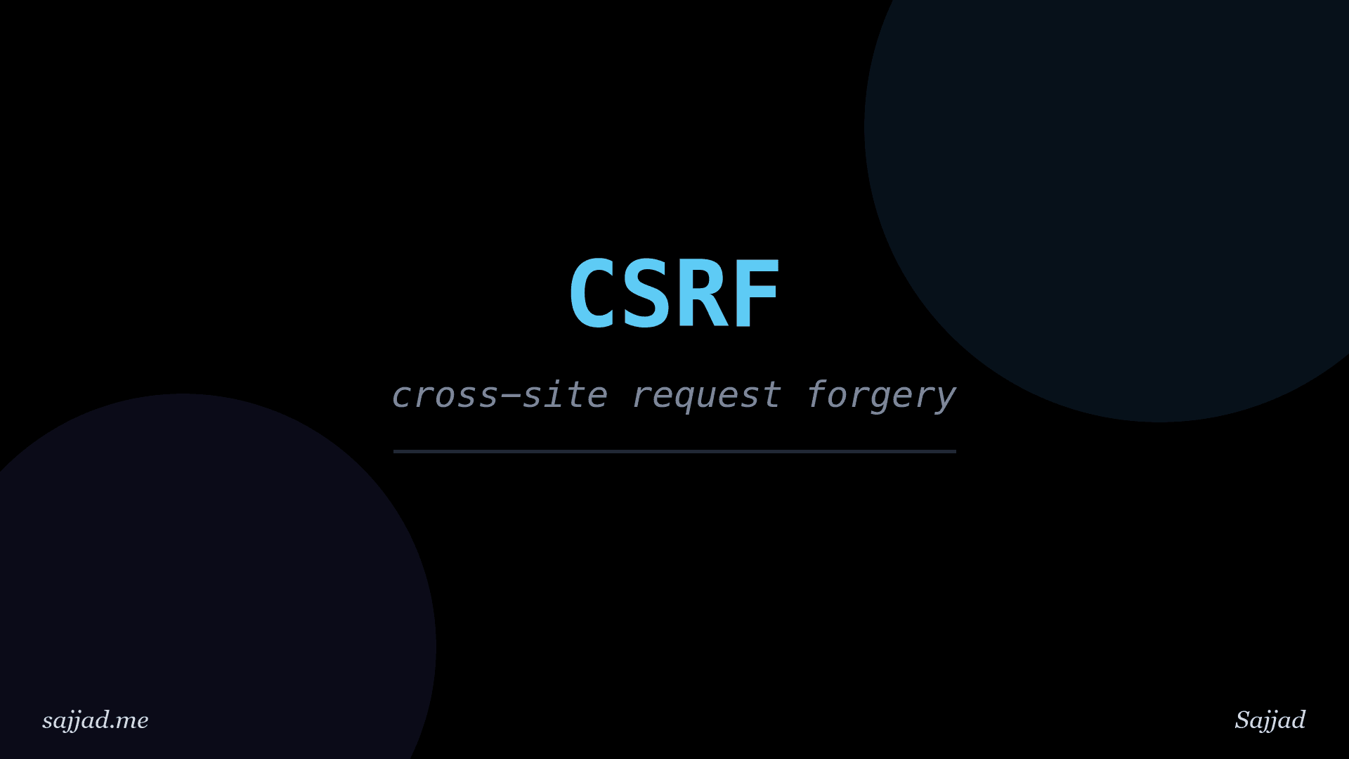 What is cross-site request forgery (CSRF)?