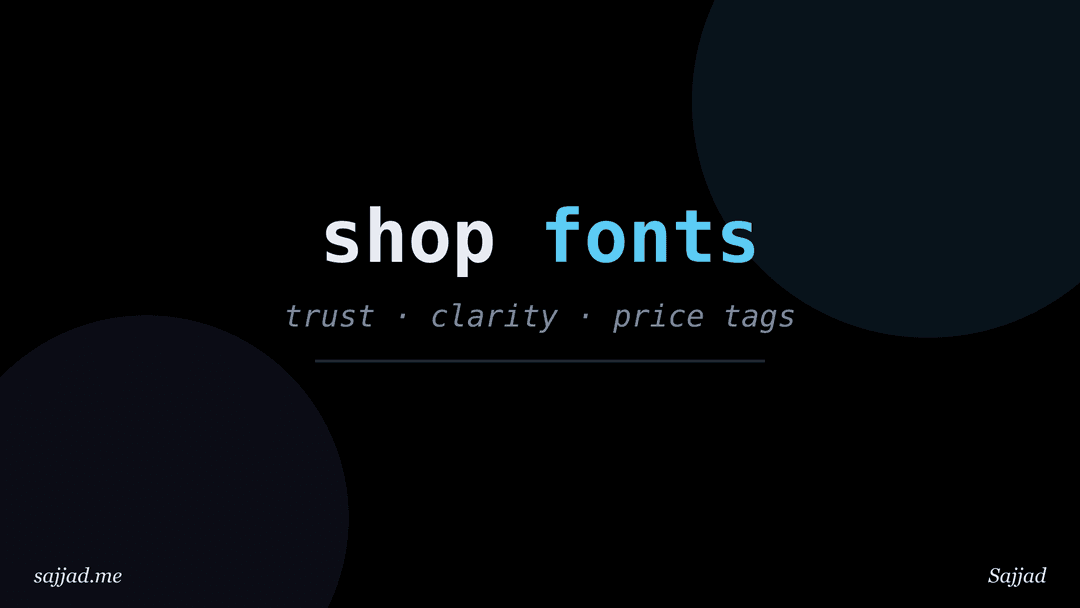 What are the best fonts for e-commerce websites?