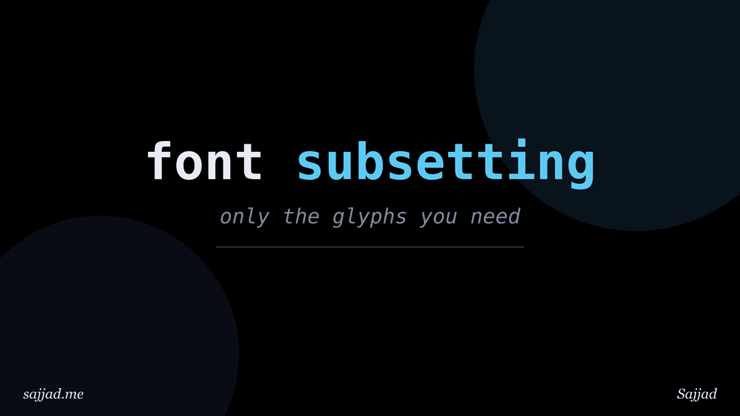 What is font subsetting and how does it reduce file size?