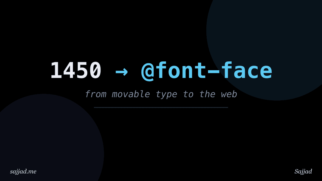 What is the history of typography from Gutenberg to the web?