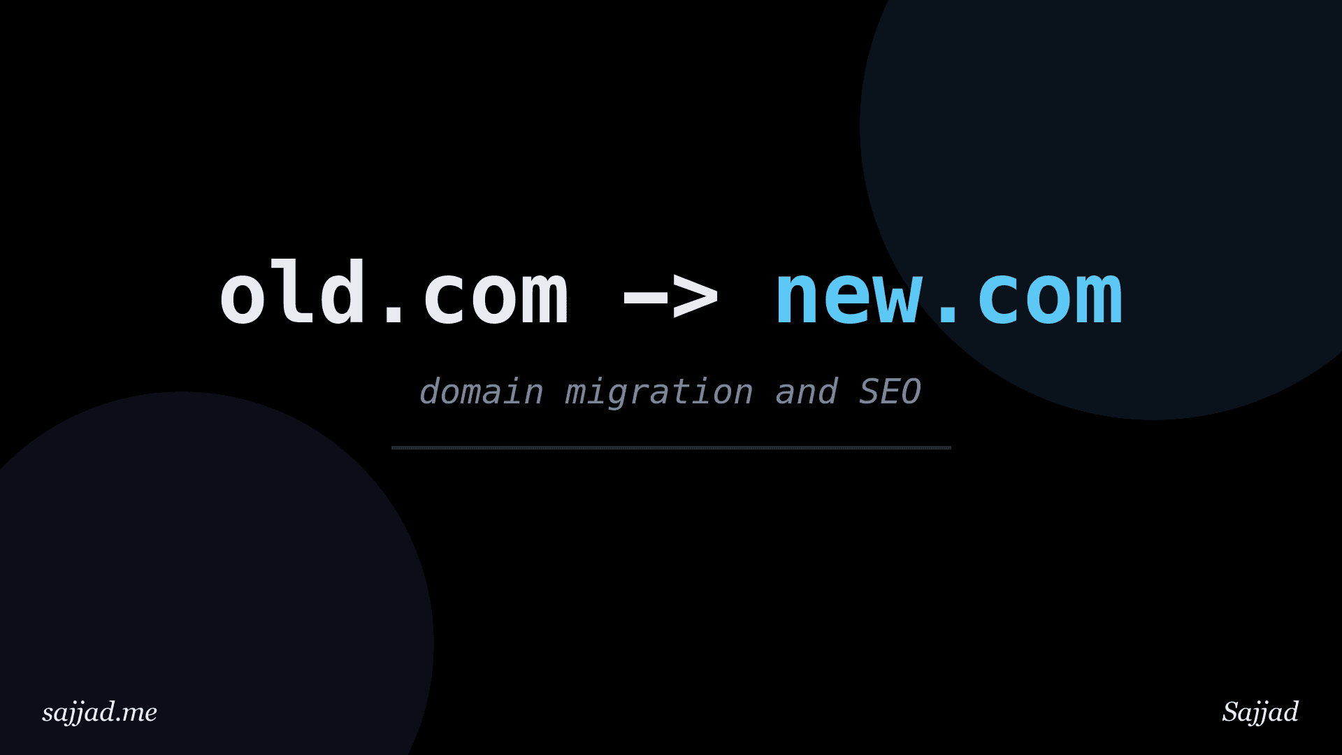 How to move your website to a new domain without losing SEO?