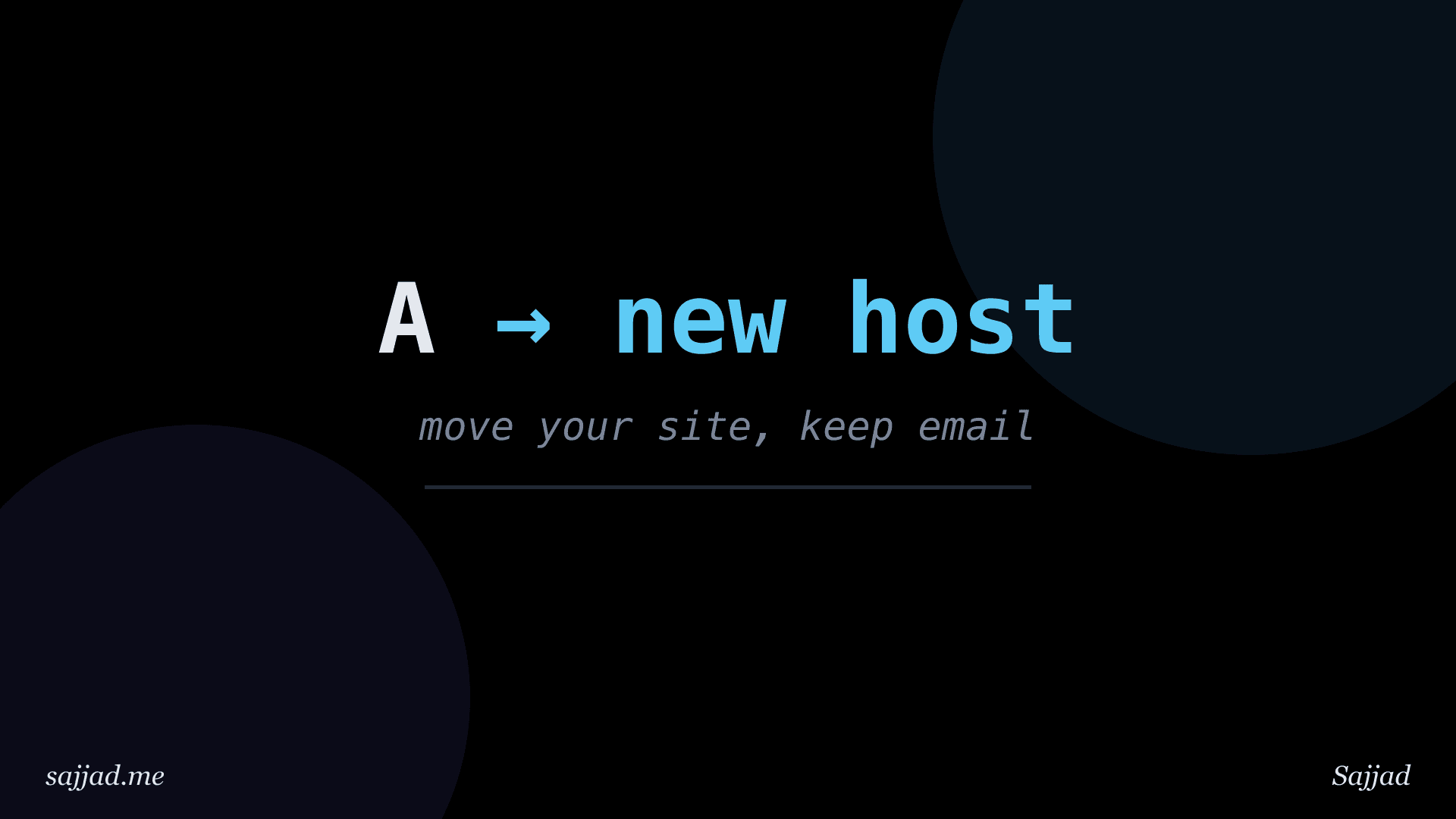 How to point your domain to a new web host?