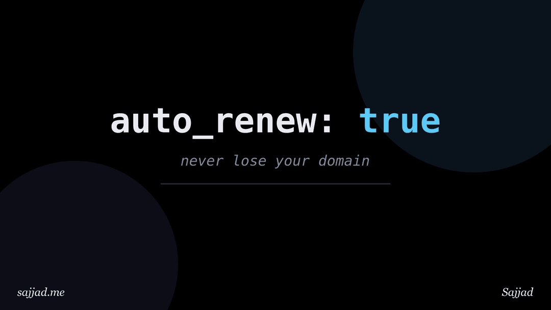How to set up domain auto-renewal so you never lose your domain?
