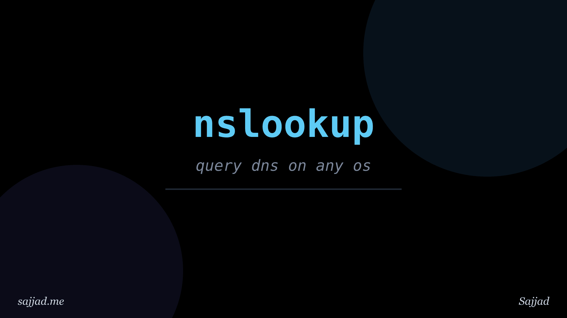 How to use nslookup on Windows, macOS and Linux?