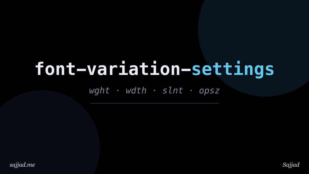 How to use variable fonts in CSS?