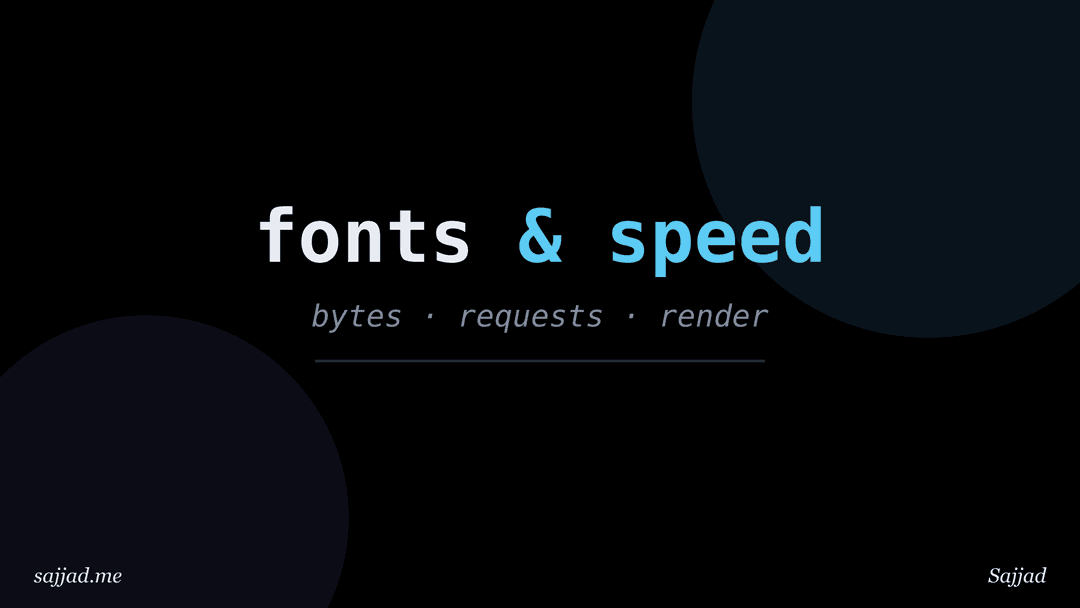 How do web fonts affect page speed?