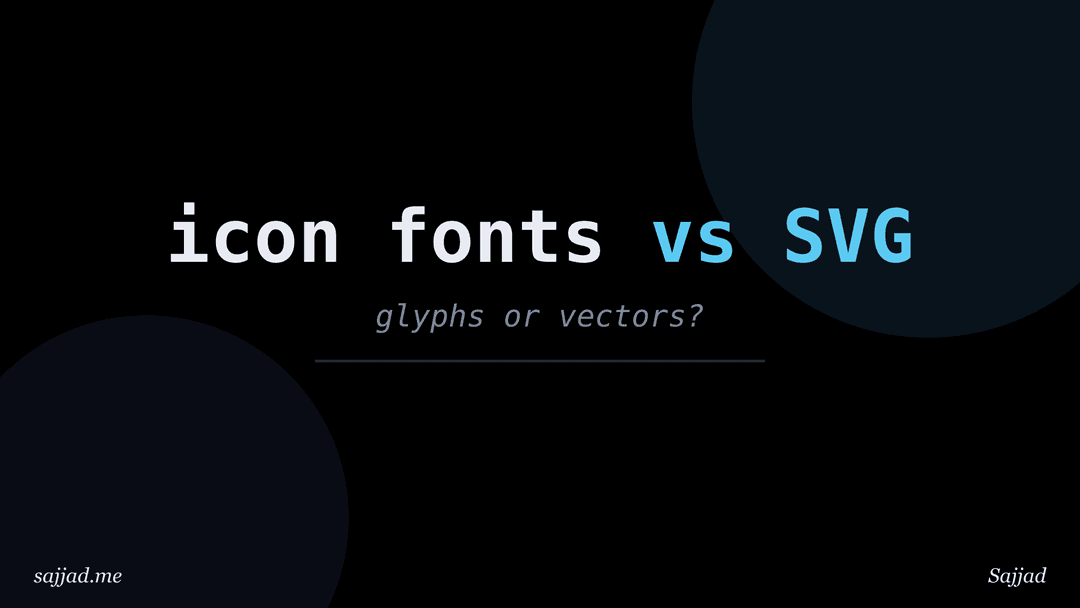 What are icon fonts and should you still use them?