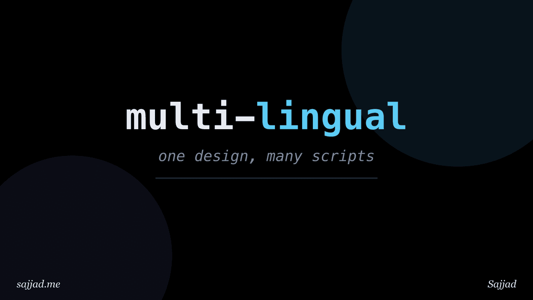 How to design typography for multilingual websites?