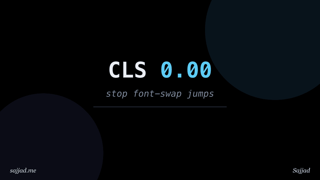 How to prevent layout shift caused by web fonts?