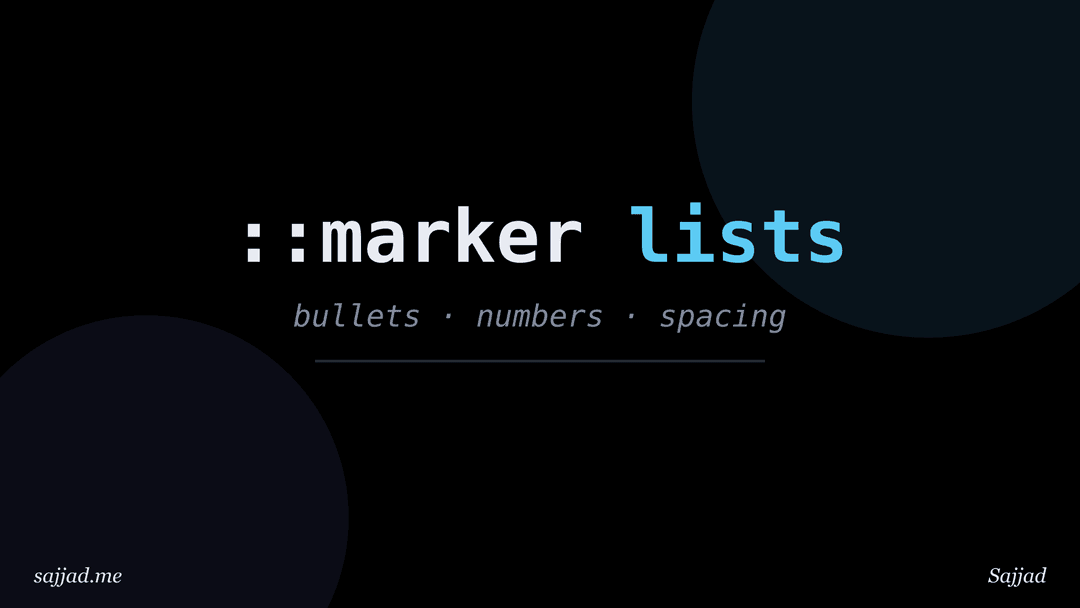 How to style lists for better readability?