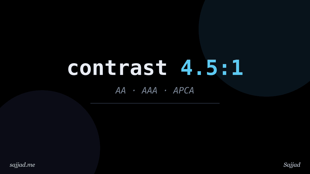 How much colour contrast does text need for WCAG?