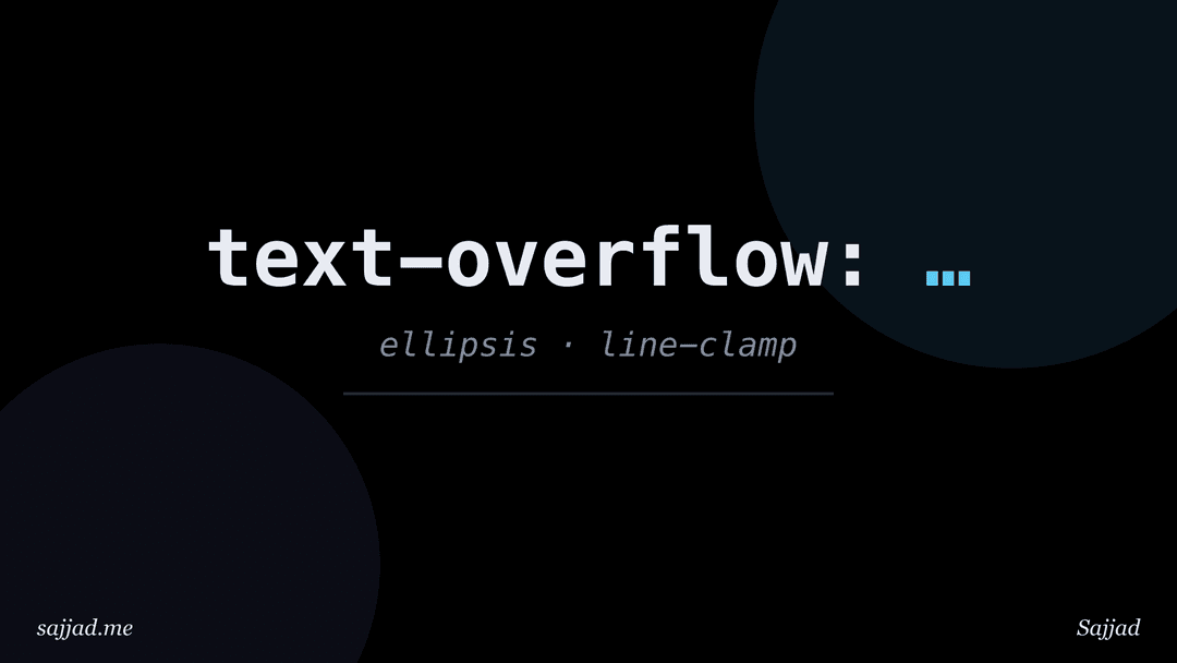 How to truncate text with CSS ellipsis and line clamping?