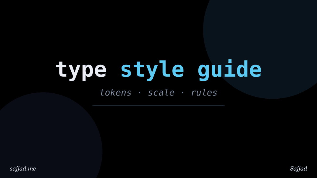 How to create a typography style guide?
