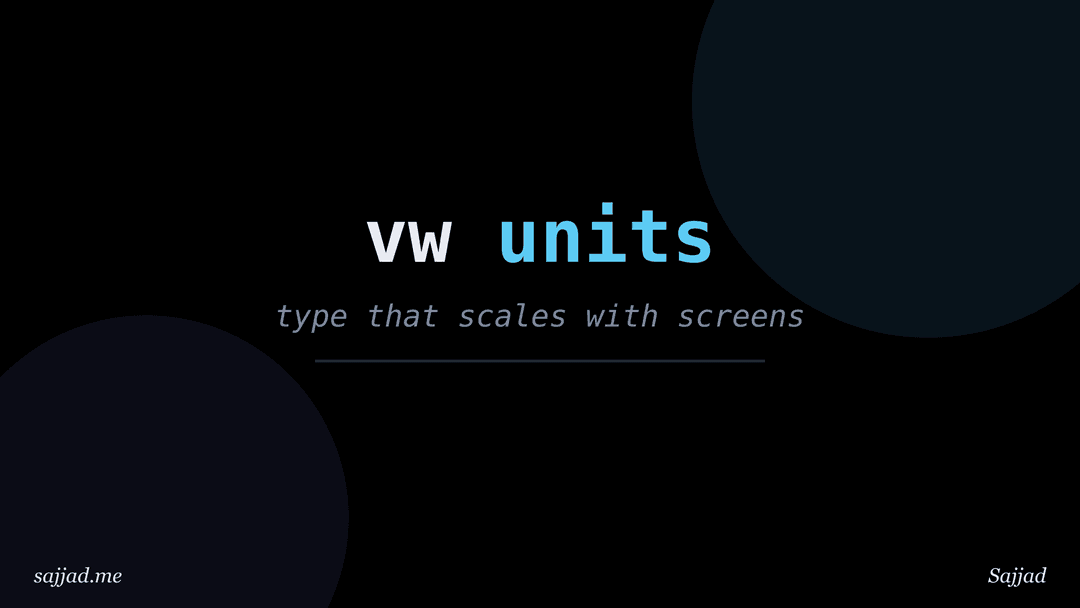How to use viewport units for responsive typography?