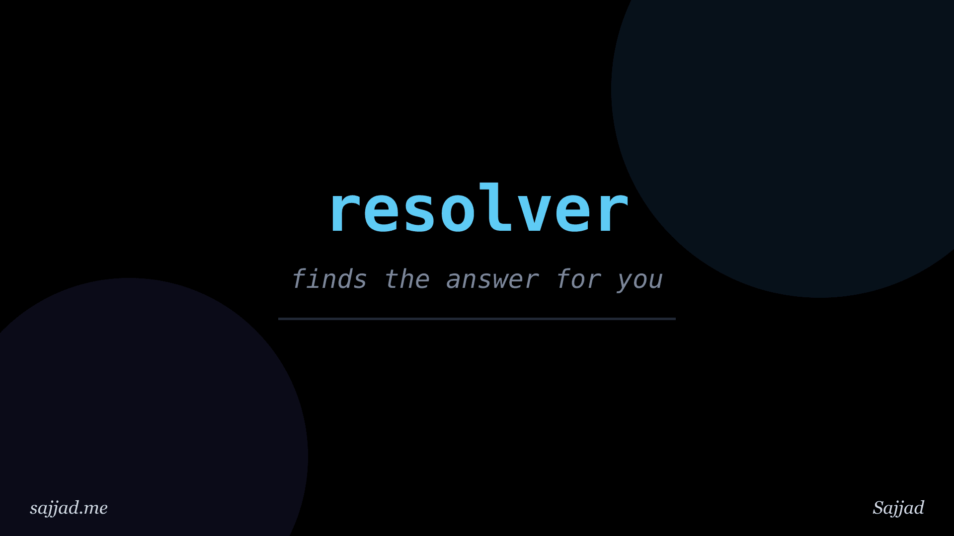 What is a DNS resolver and what does it do?