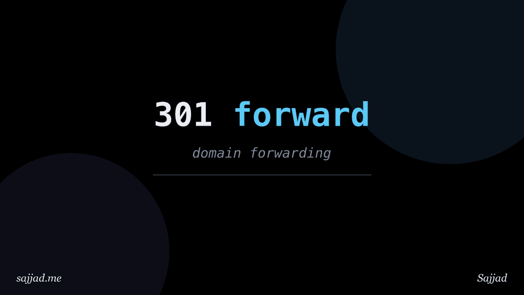 What is domain forwarding and when should you use it?