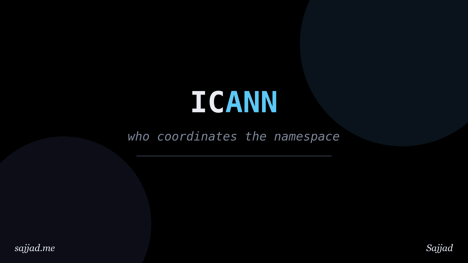 What is ICANN and what role does it play in domain names?