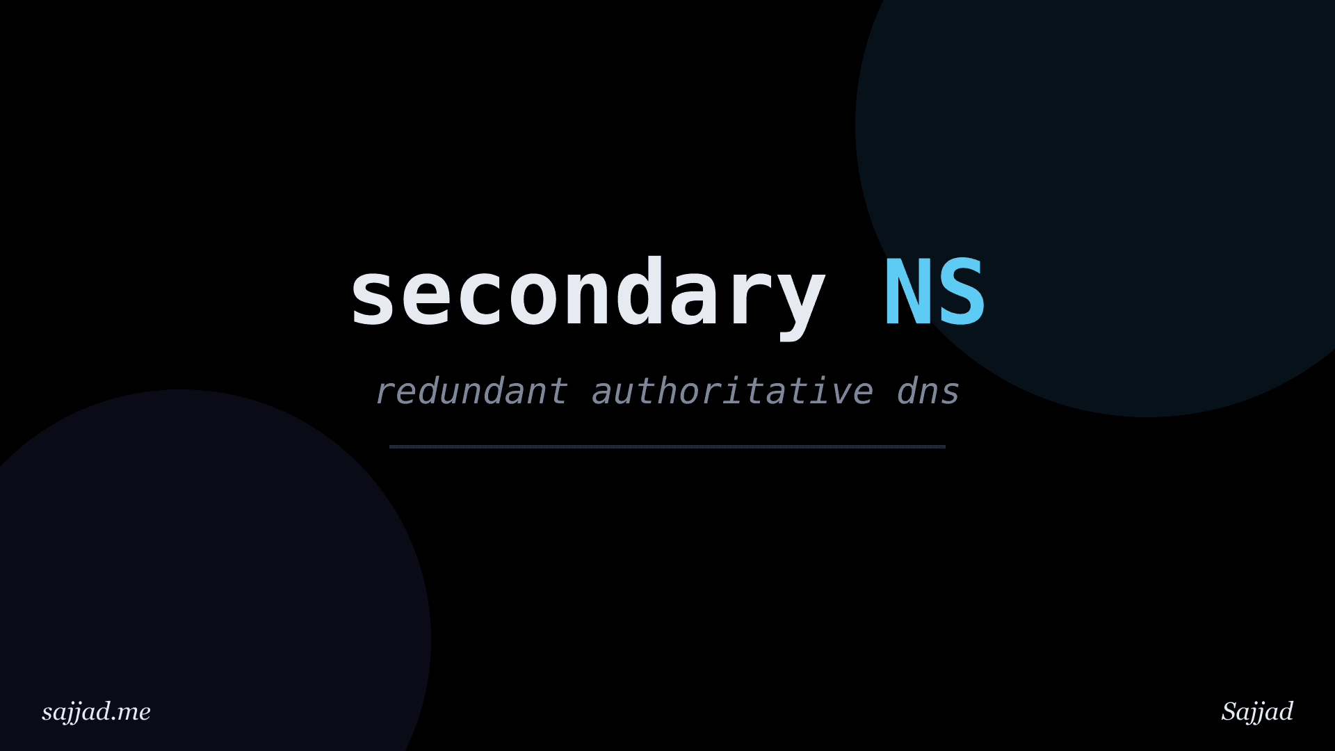 What is secondary DNS and why should you use it?