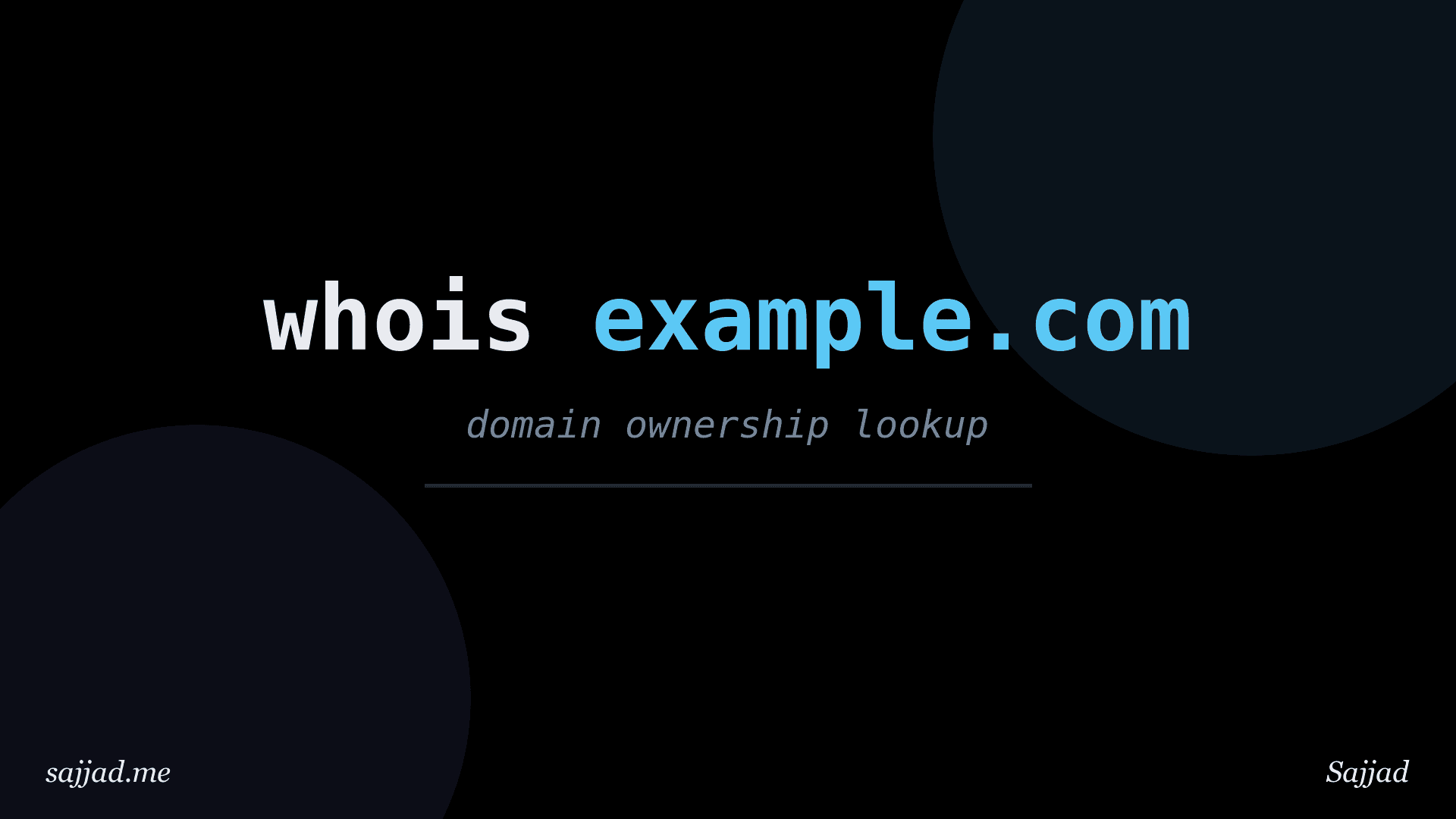 What is WHOIS and how to look up who owns a domain?
