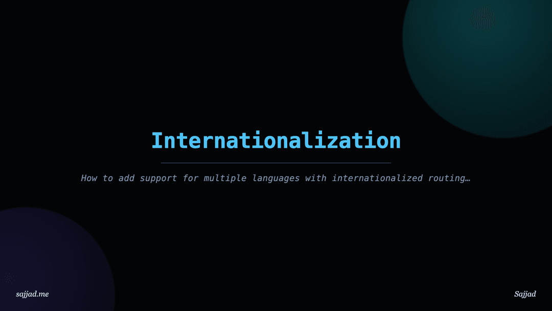 Next.js Internationalization