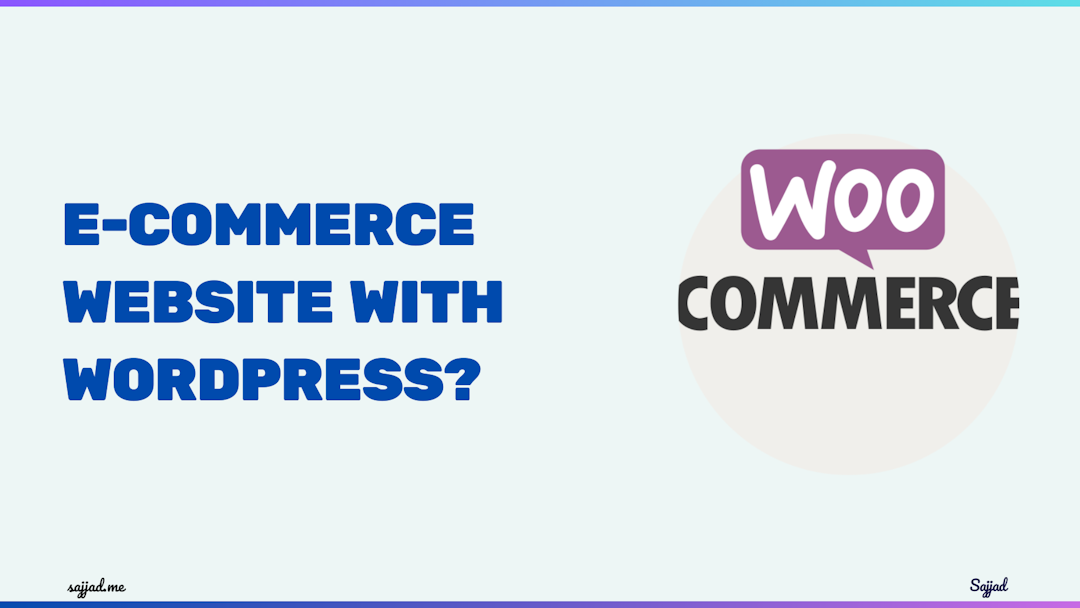 How To build an e-commerce website with WordPress?