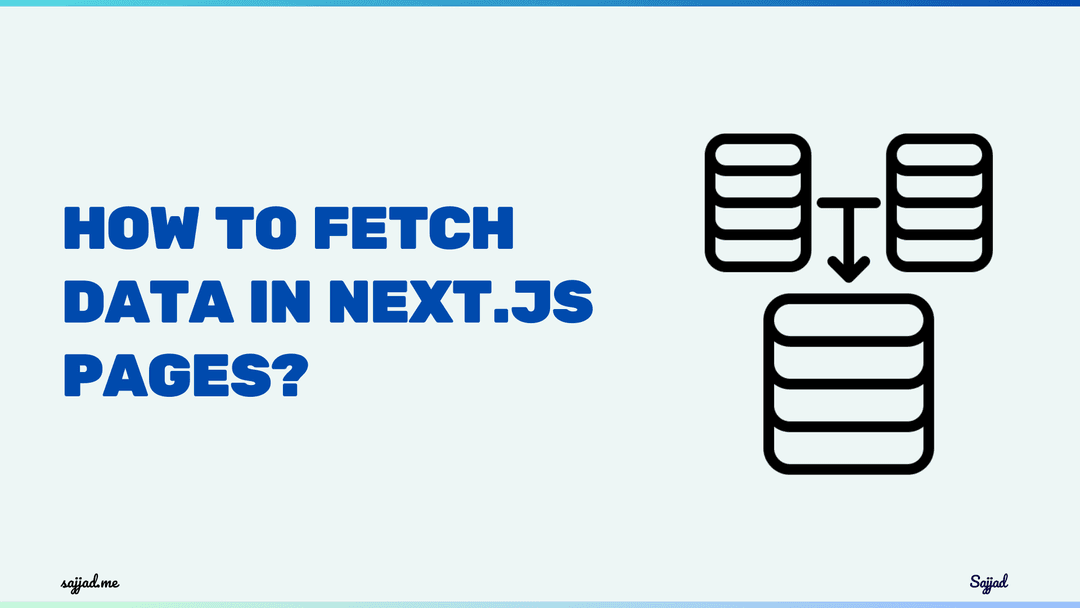 How to fetch data in Next.js pages?