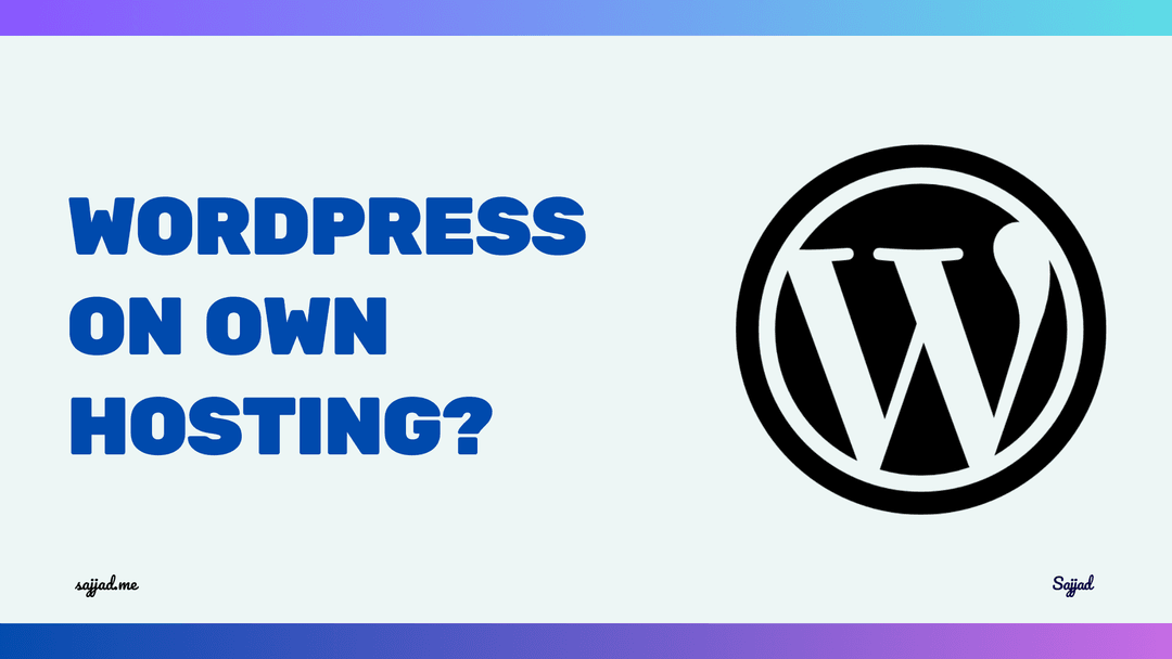 How to install WordPress on my own hosting?