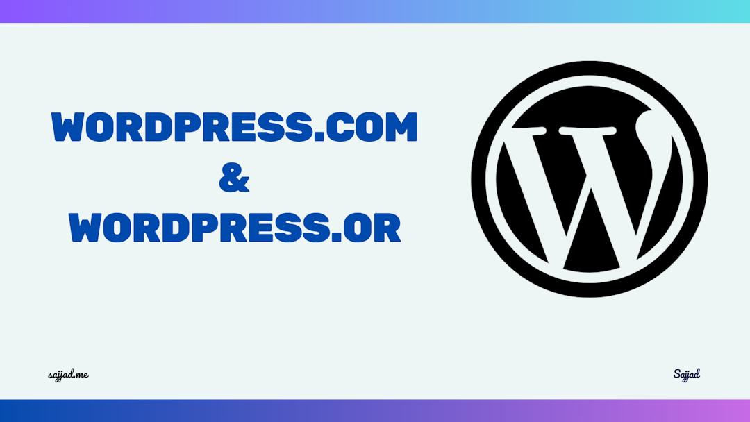 What is the difference between WordPress.com and WordPress.org?