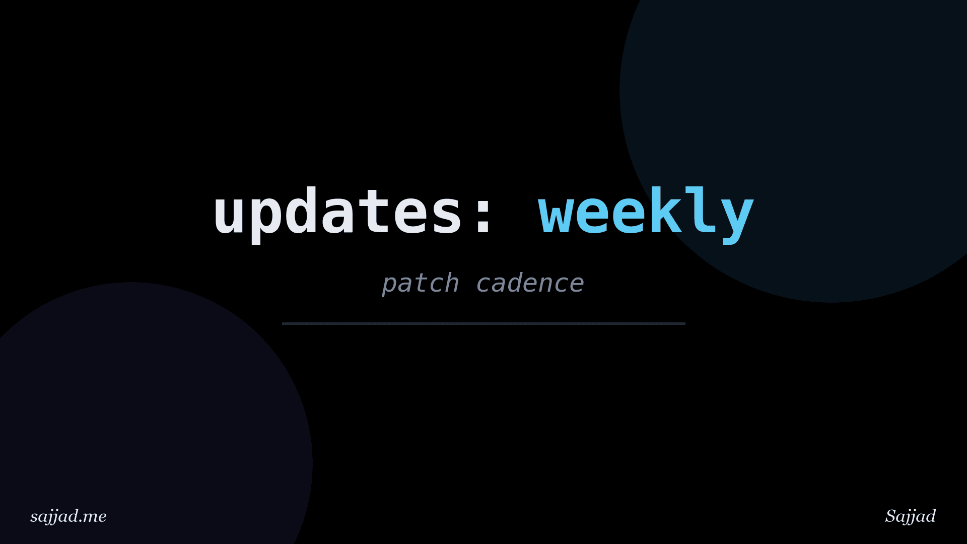How often should you perform website security updates?