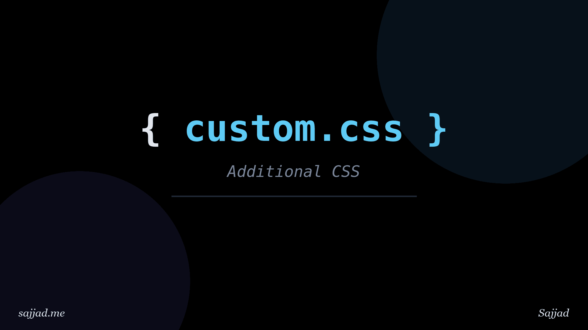 How to add custom CSS to WordPress?