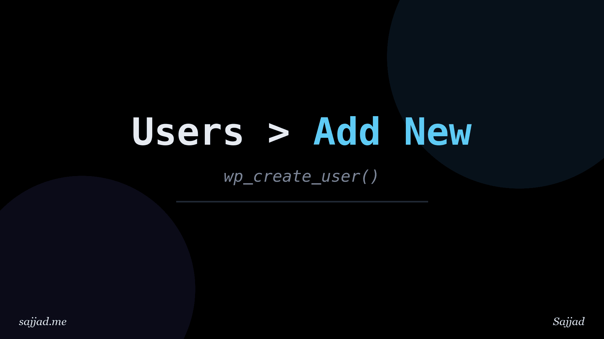 How to add new users to a WordPress site?