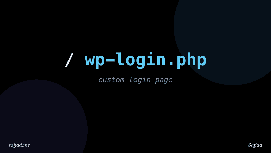 How to customize the WordPress login page?