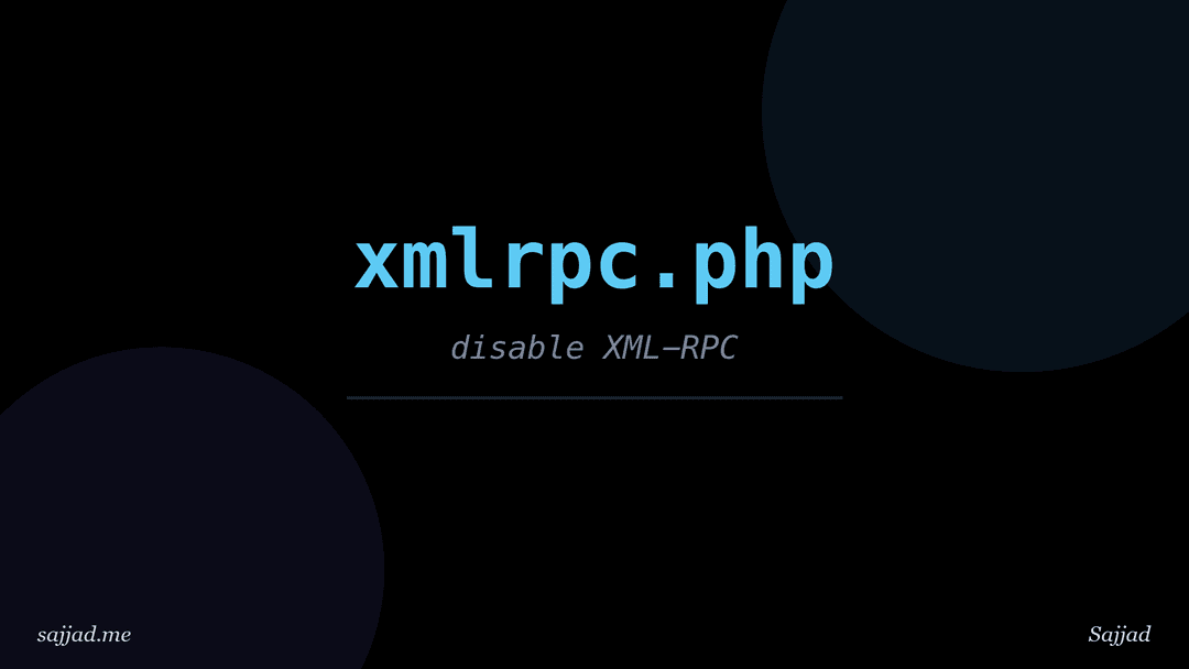 How to disable XML-RPC in WordPress?