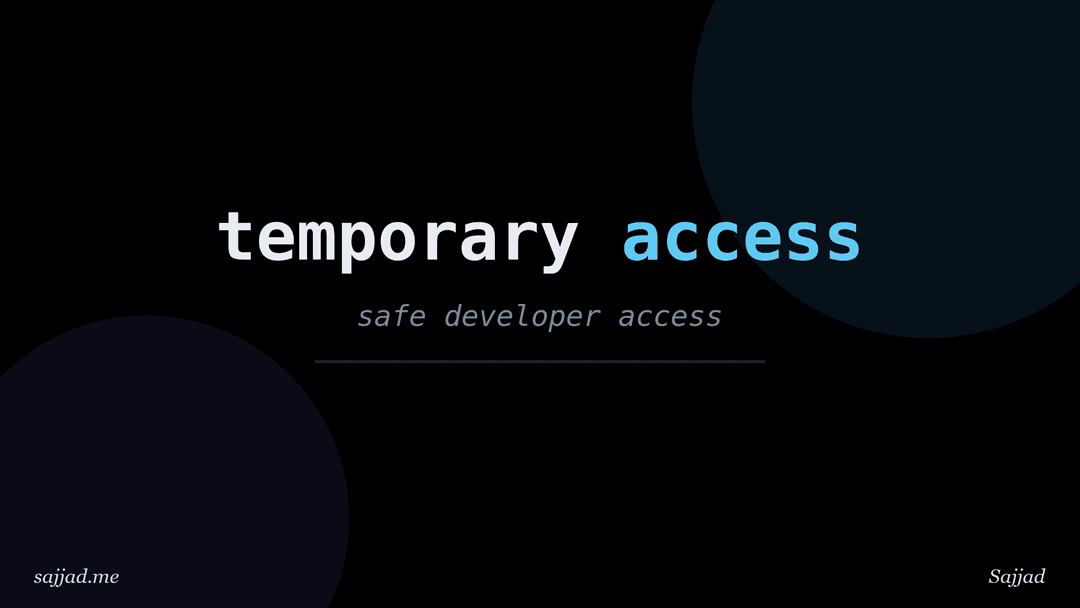 How to safely give developers access to your website?