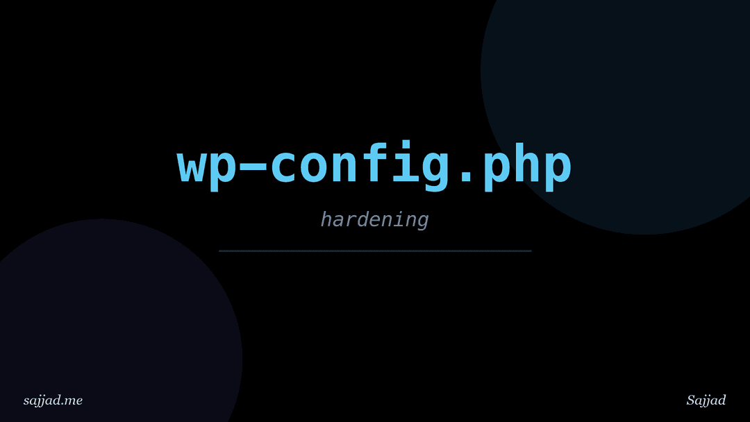 How to harden wp-config.php for better security?