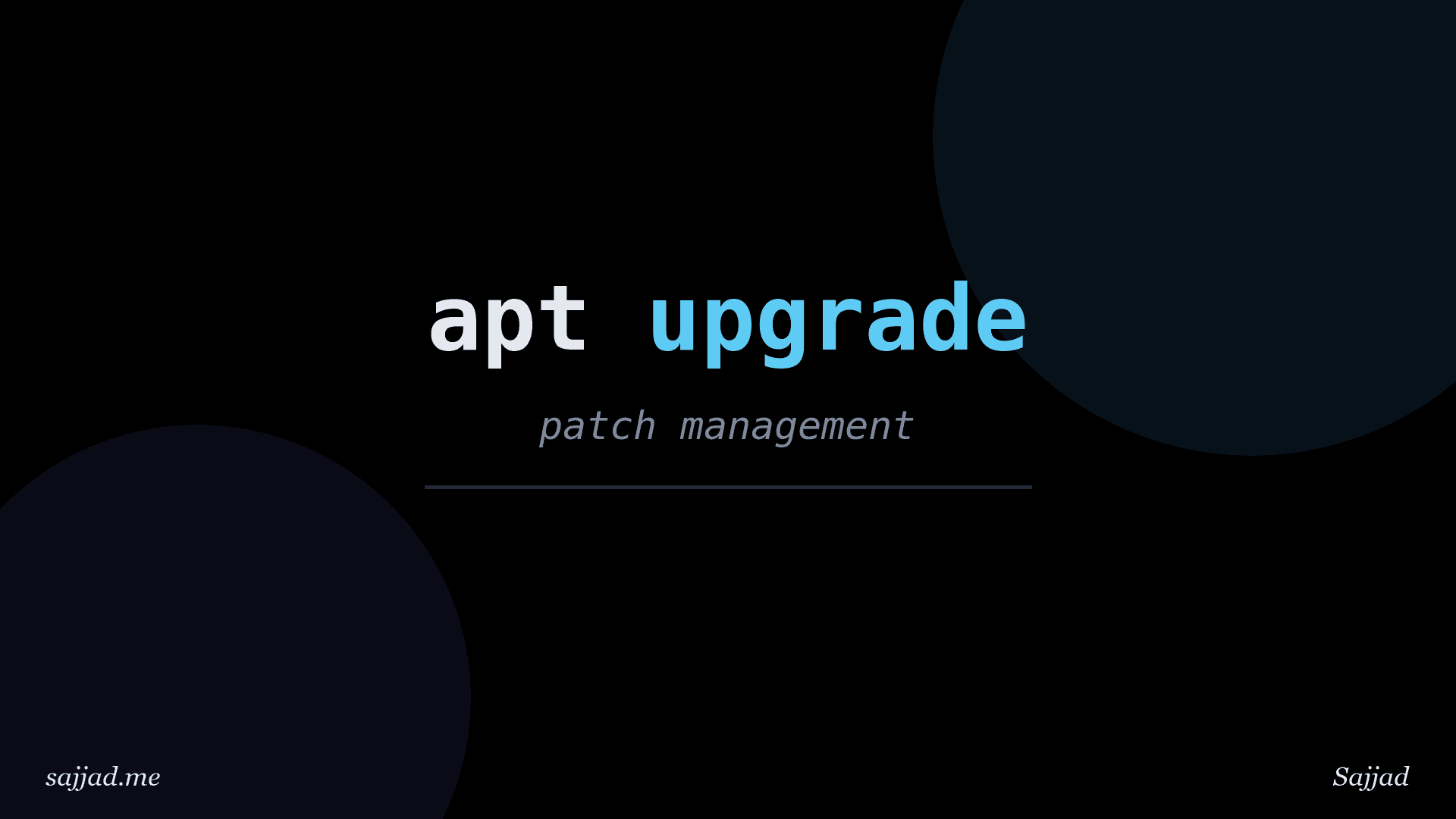 How to keep a Linux web server updated and patched?