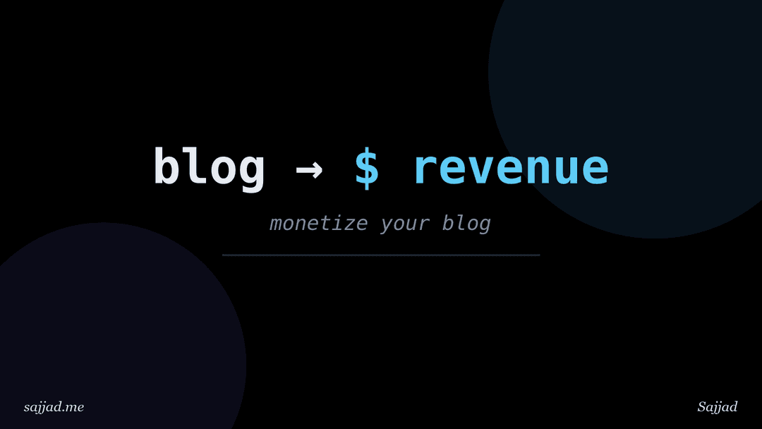How to monetize a WordPress blog?