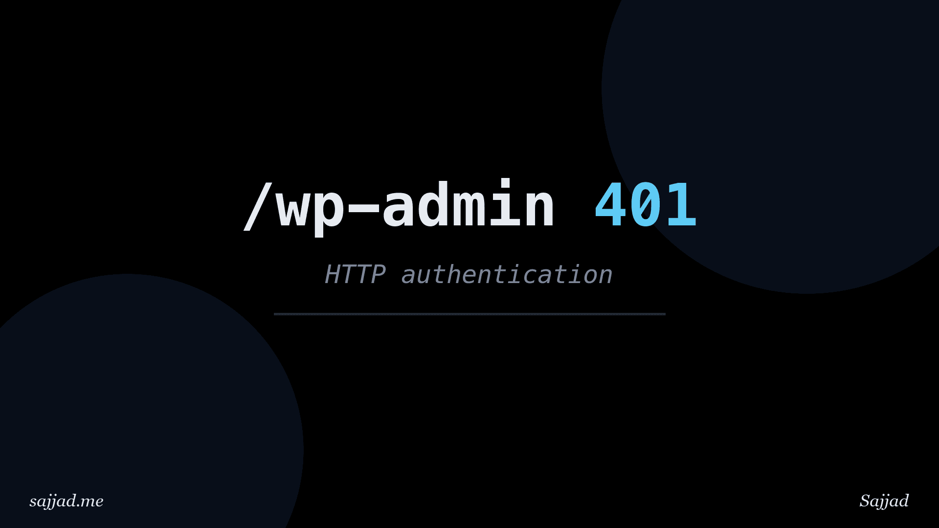 How to protect the wp-admin directory with a password?