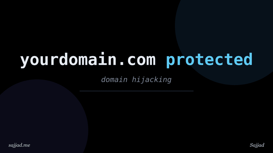 How to protect your domain name from hijacking?