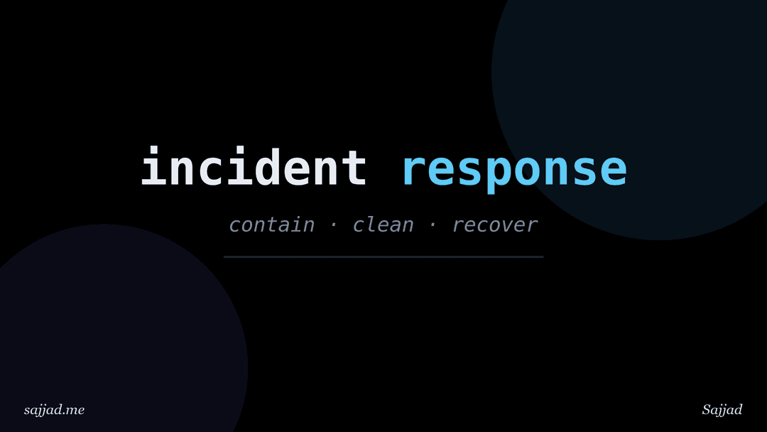 How to respond to a website security incident?