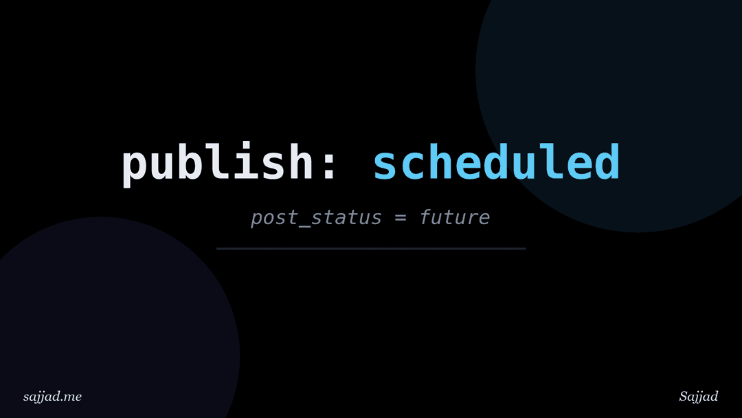How to schedule posts in WordPress?