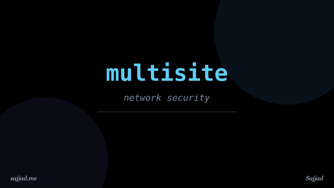 How to secure WordPress Multisite networks?